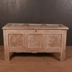 Bleached Oak Blanket/ Storage Chest