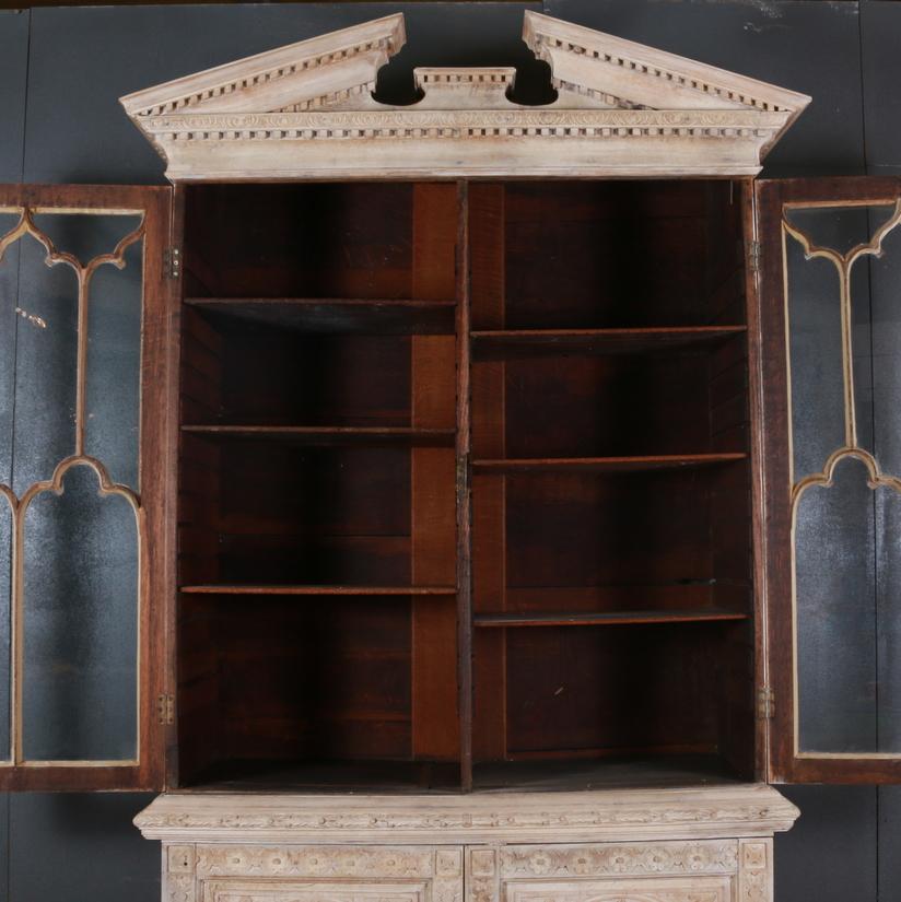 Bleached Oak Bookcase 1