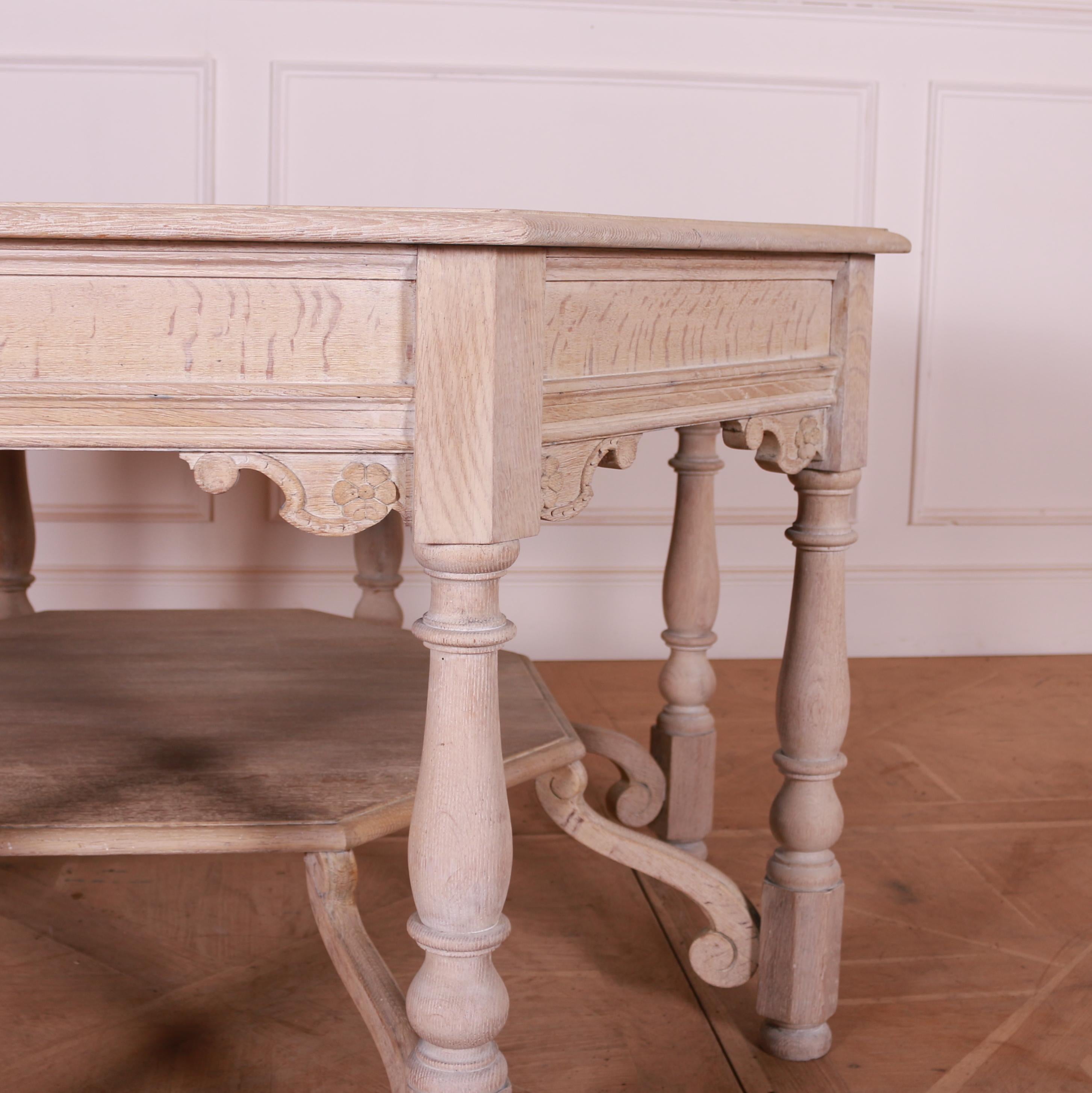 Large bleached oak centre table. 1880.

Reference: 7658

Dimensions
30 inches (76 cms) High
56 inches (142 cms) Diameter