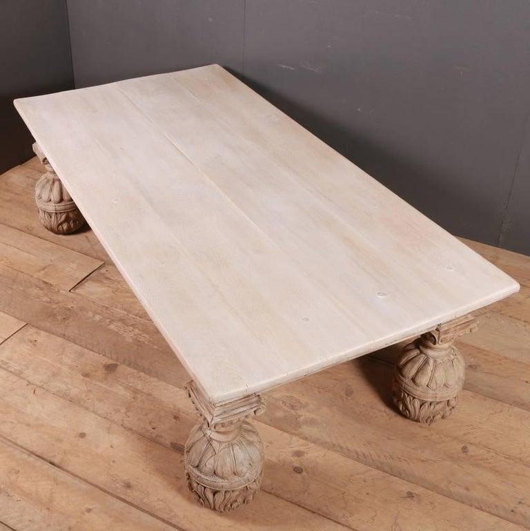 Bleached Oak Coffee Table at 1stDibs bleached wood coffee table