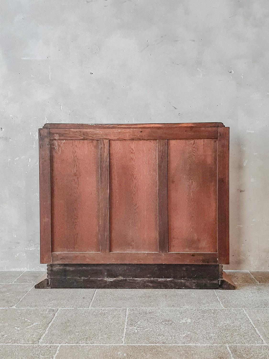 Bleached Oak Credenza by Charles Dudouyt from the 1940s 8