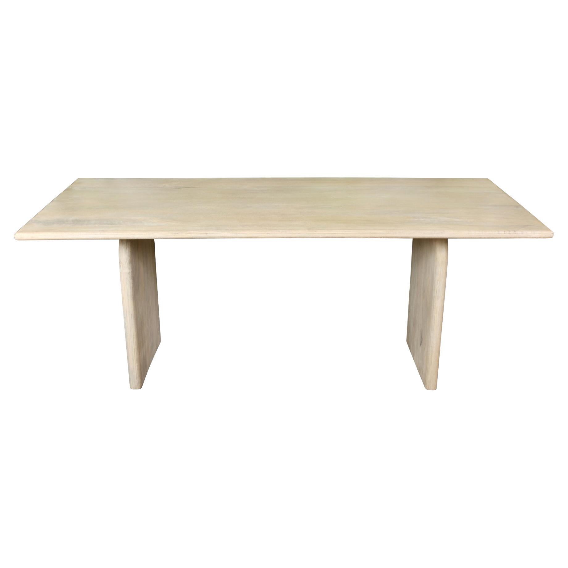 Bleached Oak Dining Table