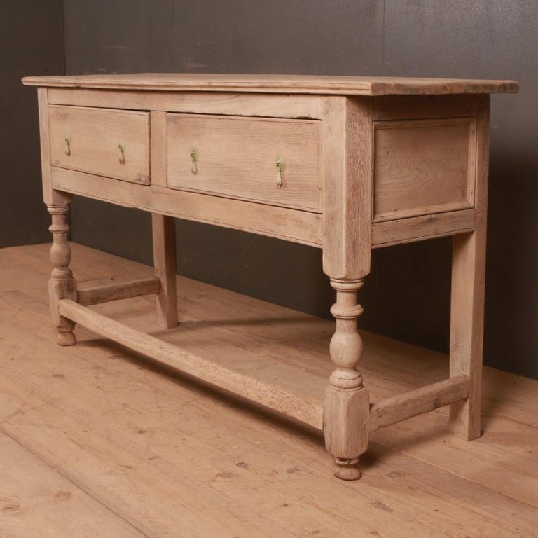 Bleached Oak Dresser Base at 1stdibs