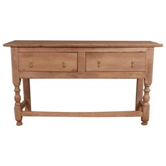Bleached Oak Dresser Base