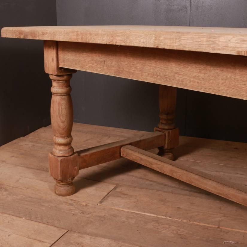 French Bleached Oak Farm Table