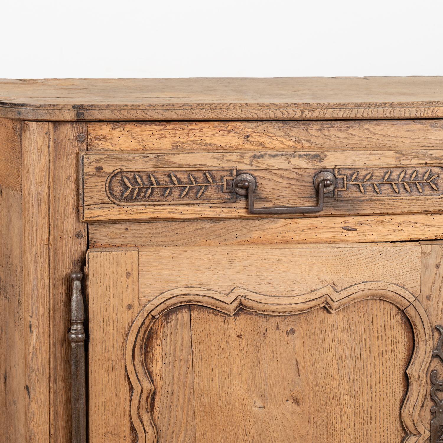 Bleached Oak French Sideboard, circa 1820-40 2