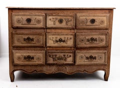 Bleached Oak Nine Drawer Chest