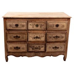 Bleached Oak Nine Drawer Chest