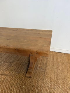 Bleached oak refectory table