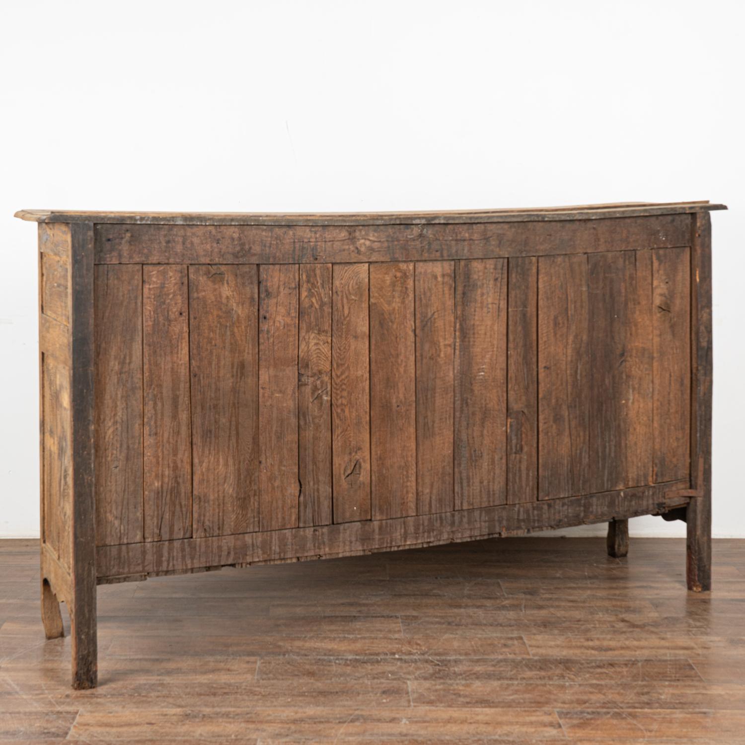 Bleached Oak Sideboard Buffet from France, circa 1800's 7