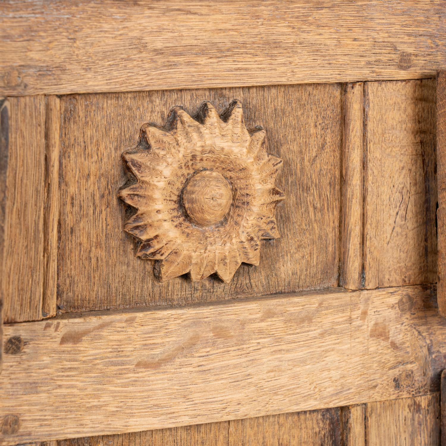 Bleached Oak Sideboard Buffet from France, circa 1800's 3