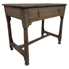 Bleached Oak Table, 18th Century