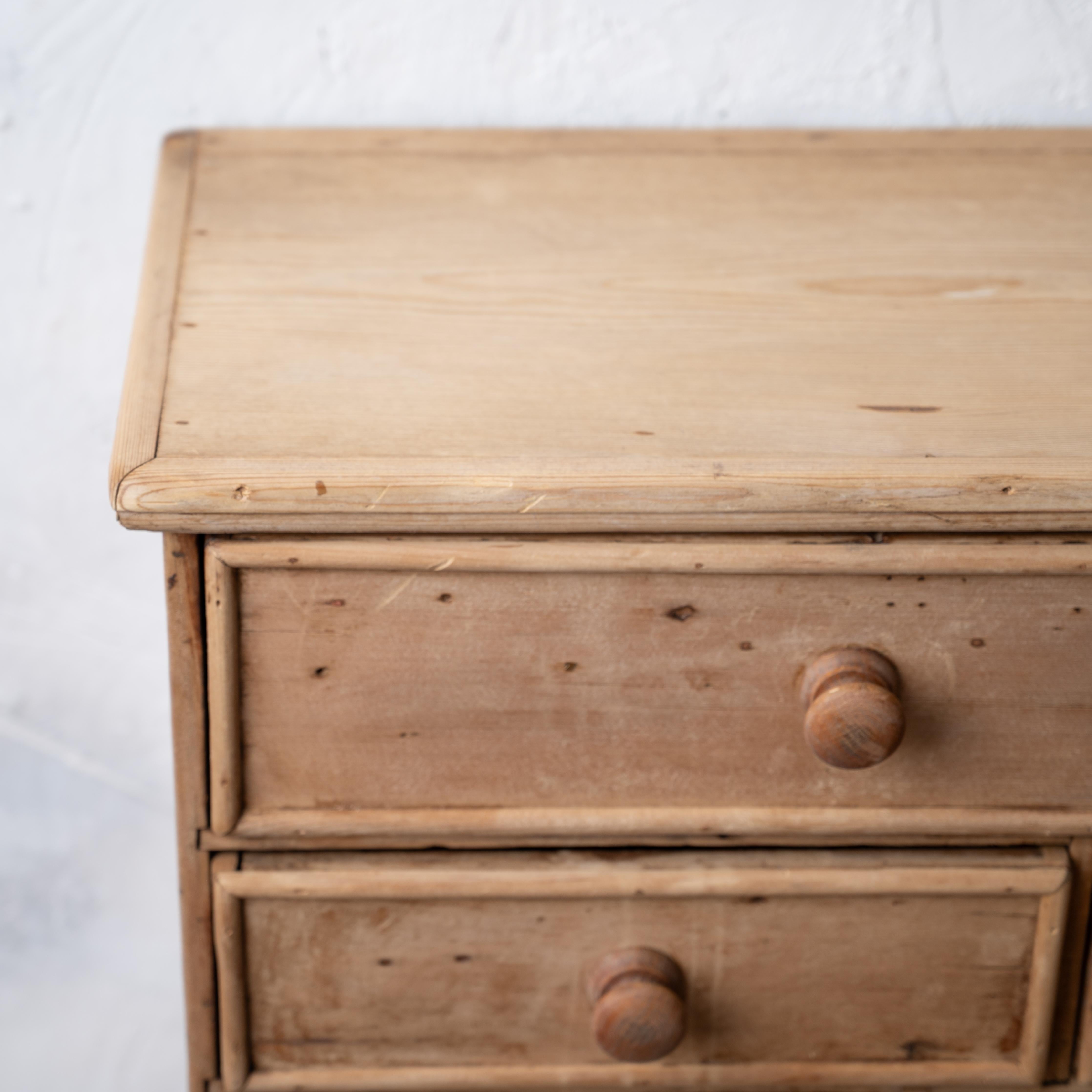 Bleached Pine Apothecary, 19th Century For Sale 7