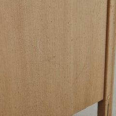 Kommode aus gebleichtem Nussbaumholz mit Travertinplatte von Gerry Zanck für Gregori