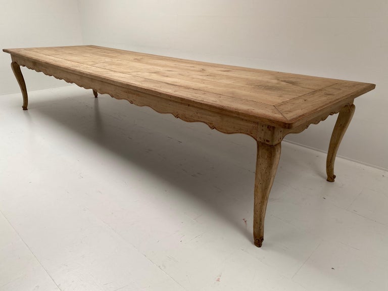 Bleached Walnut Dining Table, France For Sale at 1stDibs