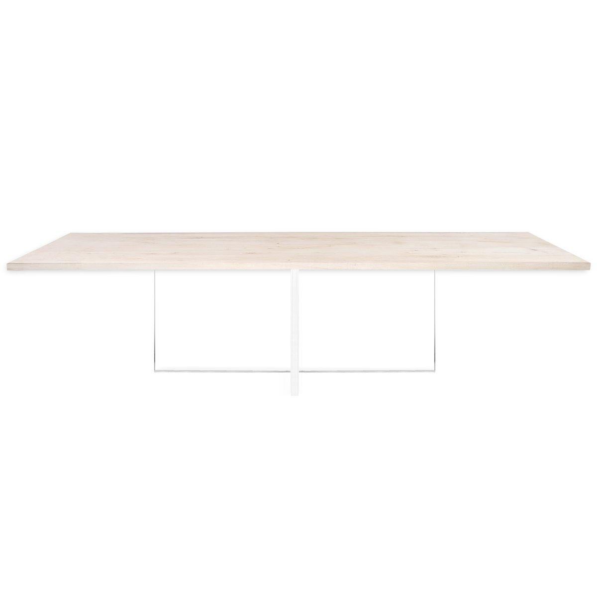 bleached walnut table