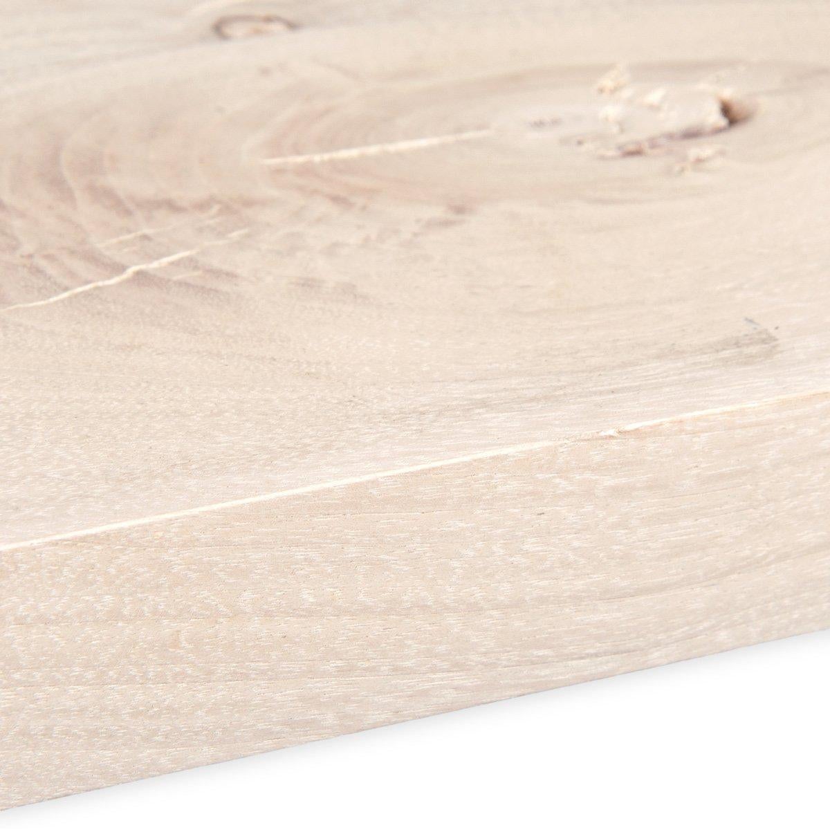 bleached walnut dining table