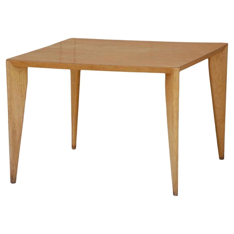 Bleached Wood Modernist Coffee/Side Table For Sale at 1stDibs