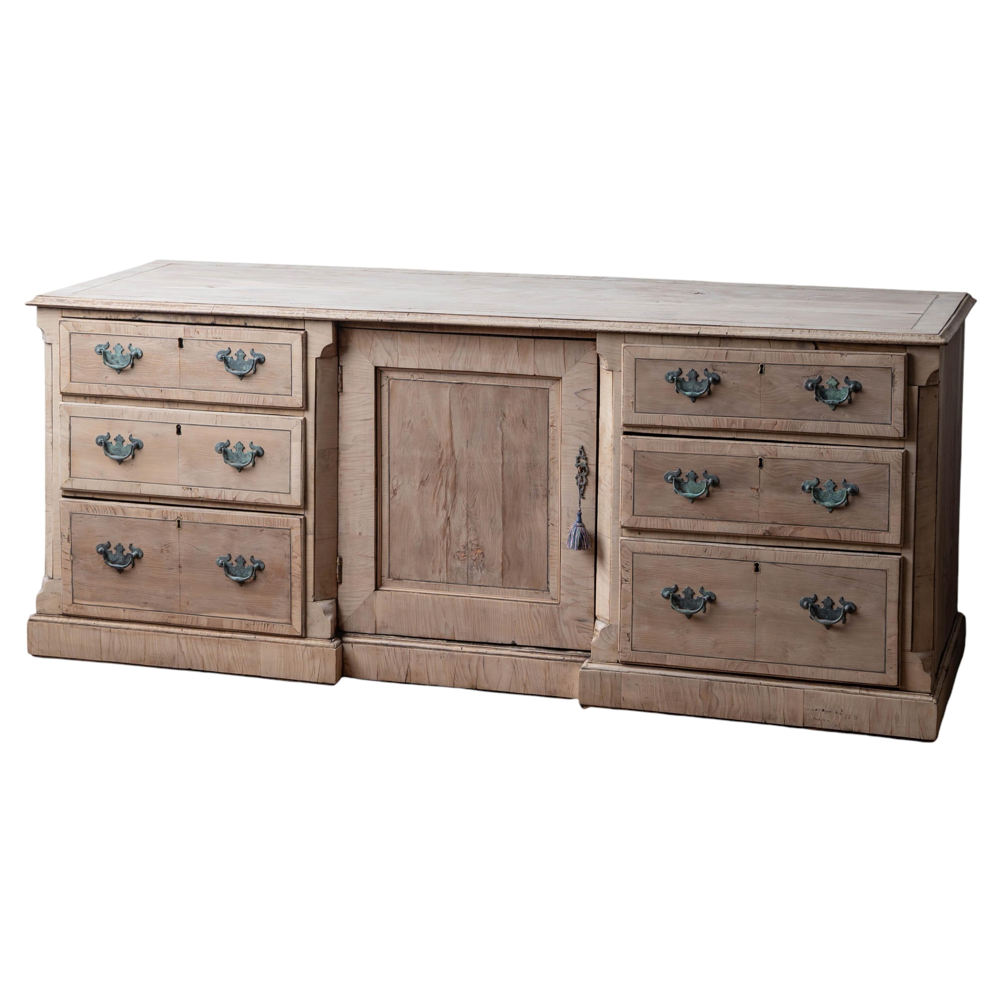 Bleached Yew Wood Dresser