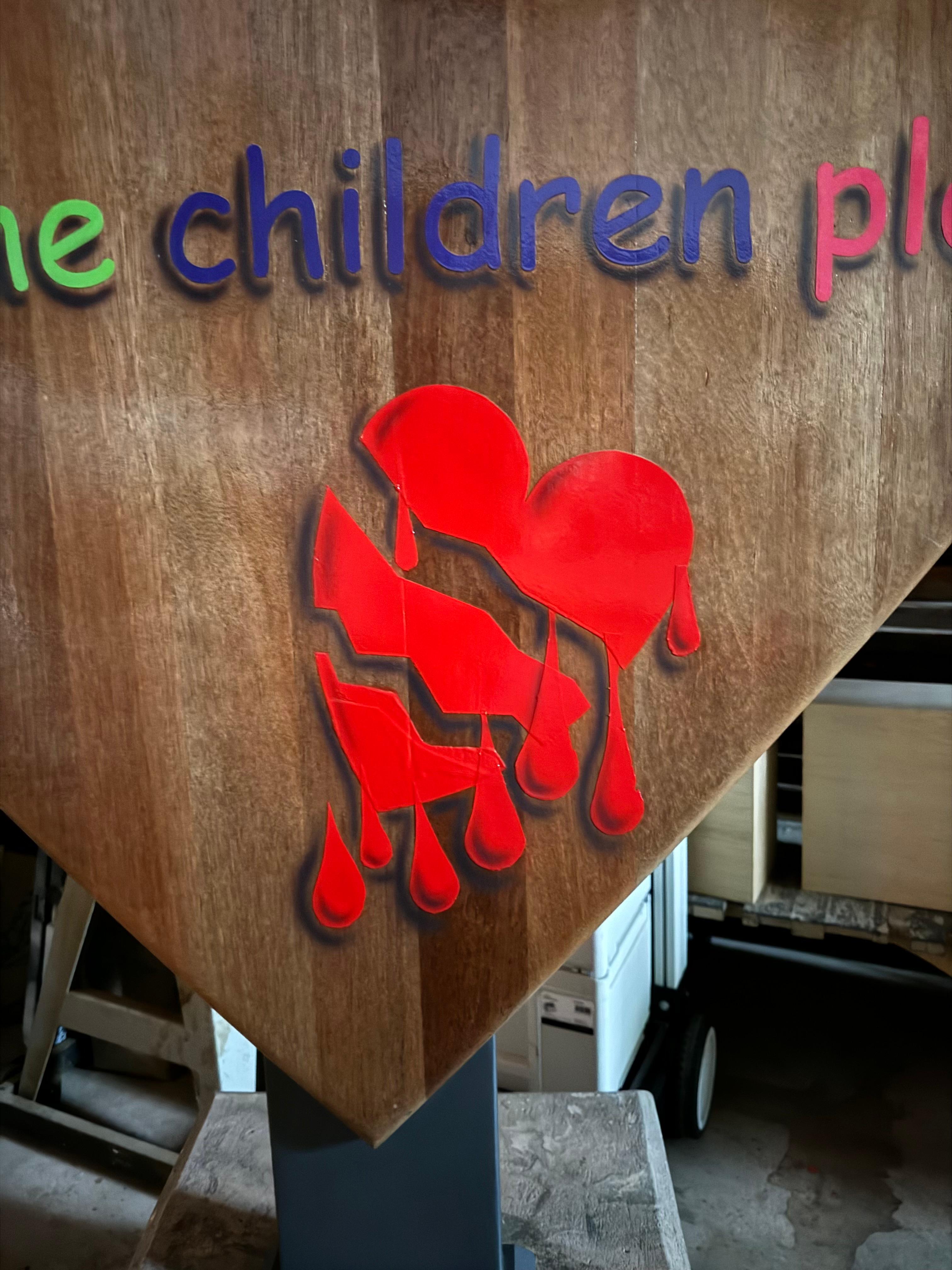 Contemporary Bleeding Heart, by Rafael Calvo For Sale