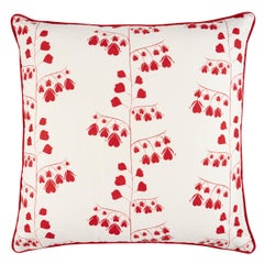 Coussin Bleeding Hearts rouge 24 x 24 pouces