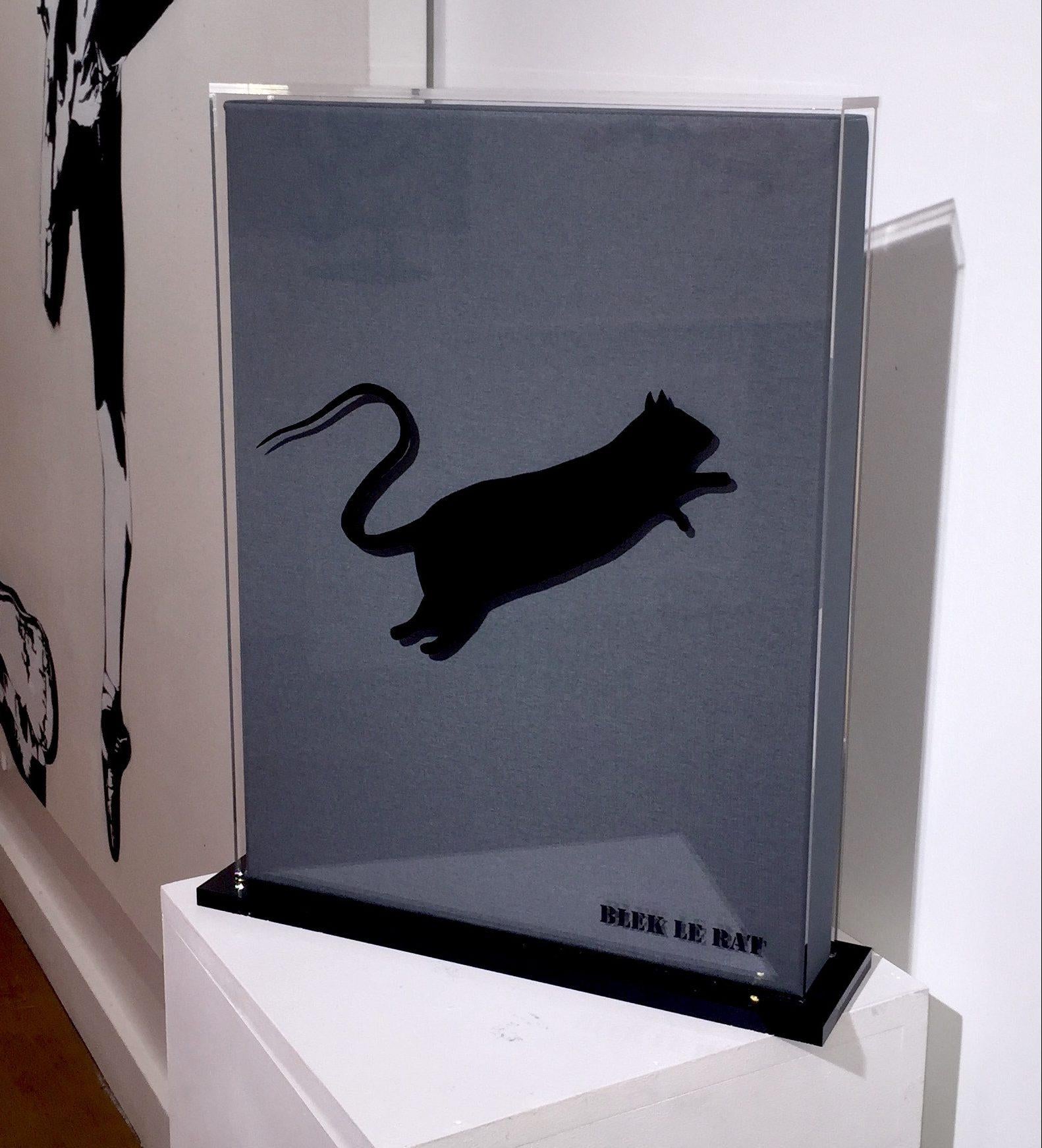 Blek Le Rat Portrait Print – Klassischer Kasten