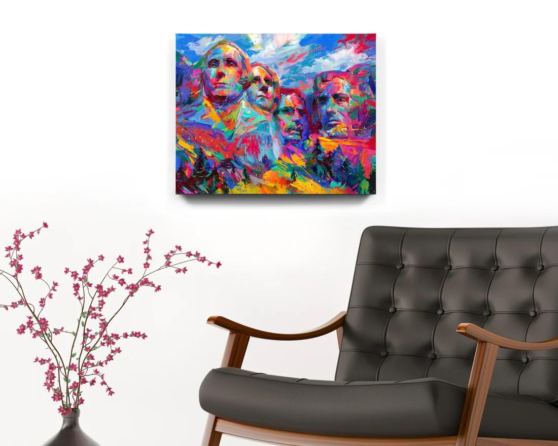 Rushmore Mount - Hope For a Brighter Future (Édition limitée sur métal) en vente 2