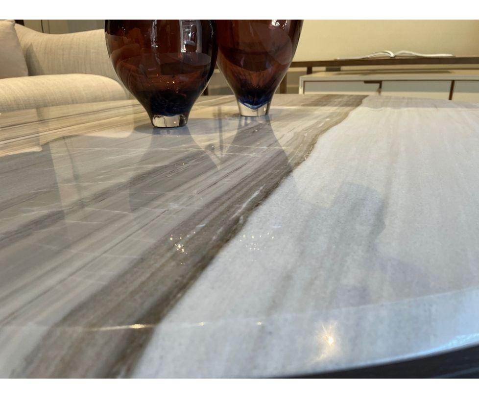 Modern Blend Marble Coffee Table Giorgetti Designed By Carlo Colombo