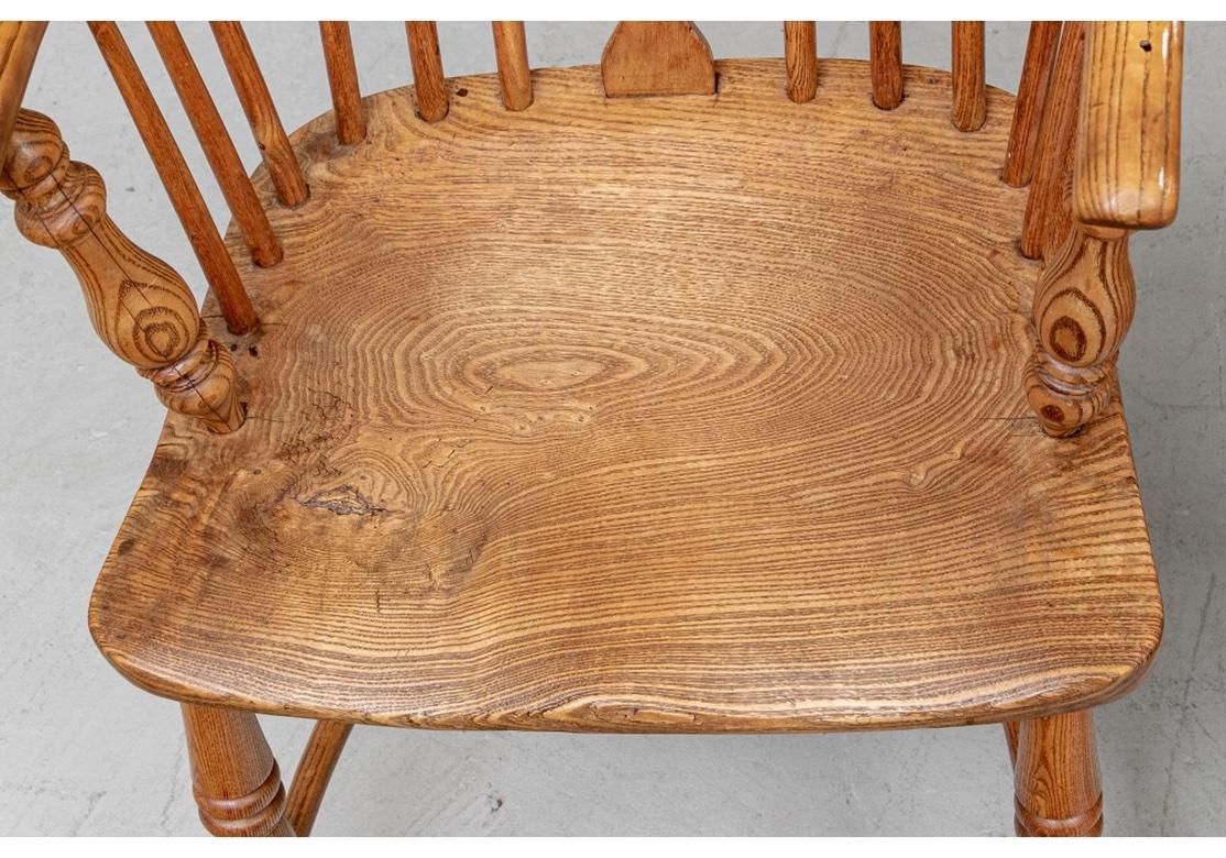 Blended Set von 8 kostenlosen Windsor-Sesseln aus halb antikem Hartholz im Angebot 6