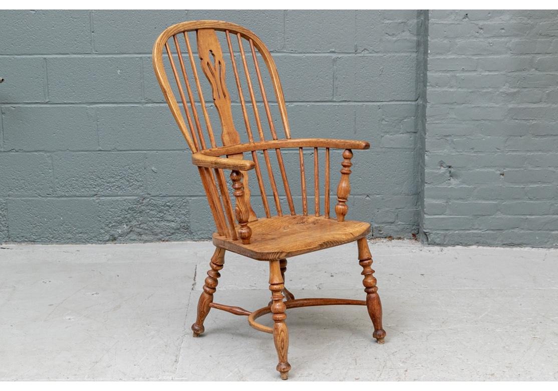 Blended Set von 8 kostenlosen Windsor-Sesseln aus halb antikem Hartholz im Angebot 14