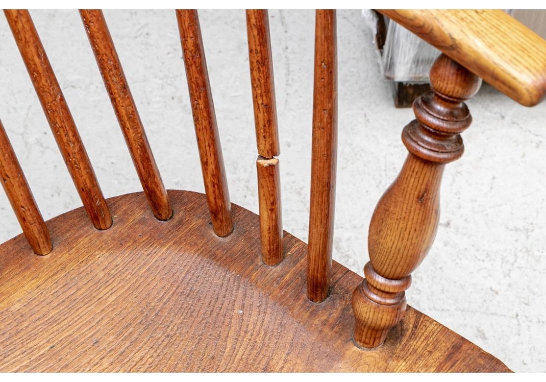 Blended Set von 8 kostenlosen Windsor-Sesseln aus halb antikem Hartholz im Angebot 1