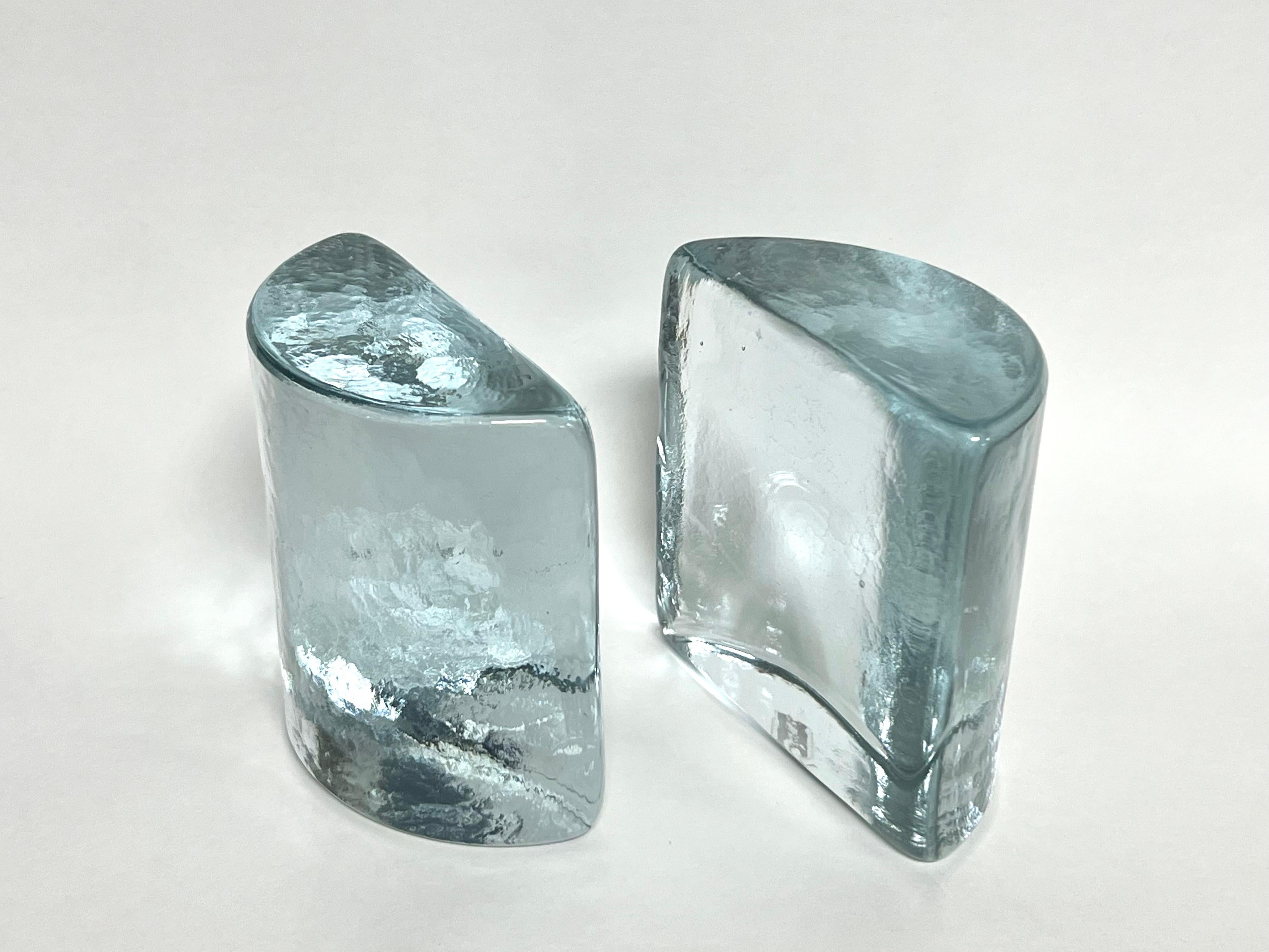 Art Glass Blending Glass Modern Bookends