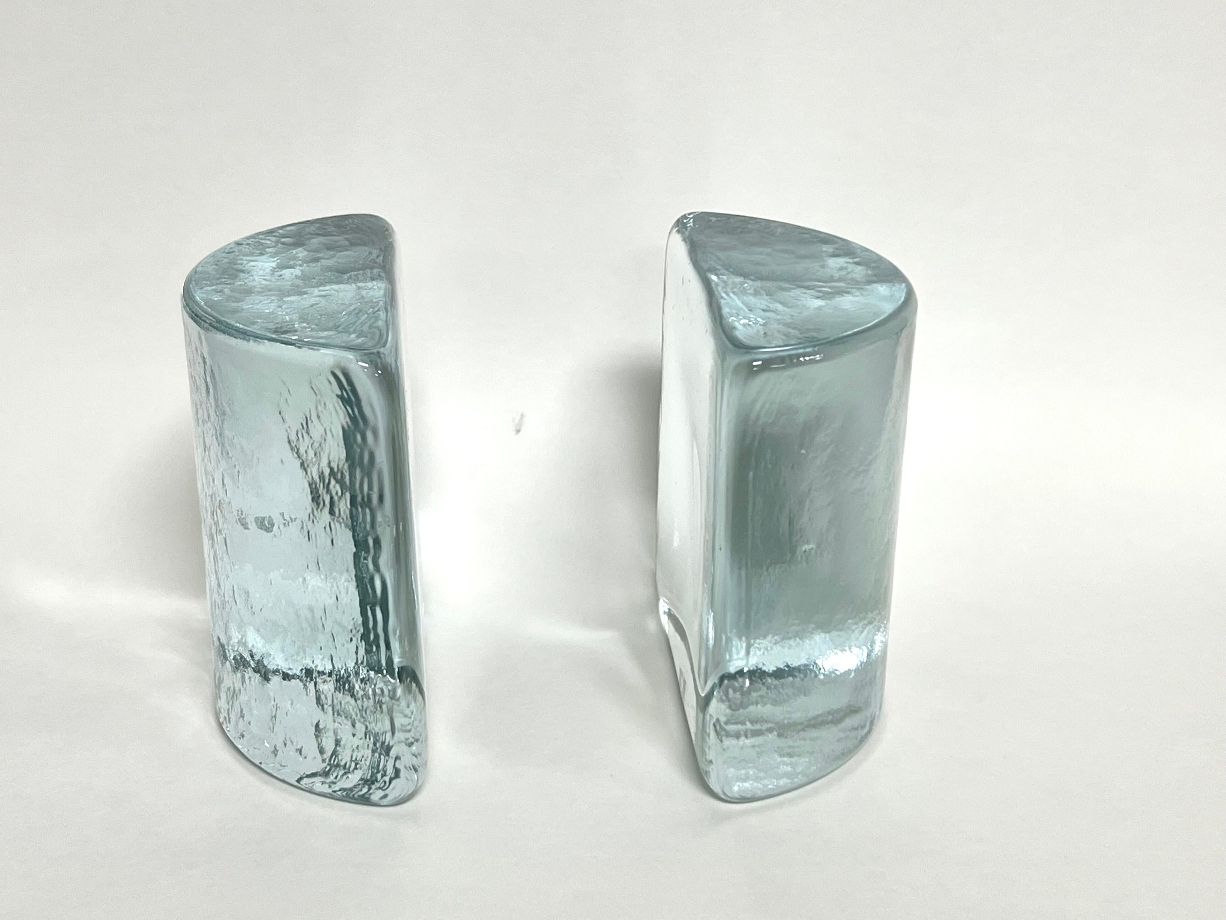 Blending Glass Modern Bookends 1