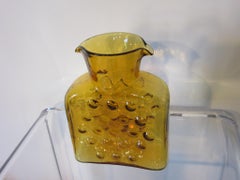 Blenko Amber Glass Water Vessel