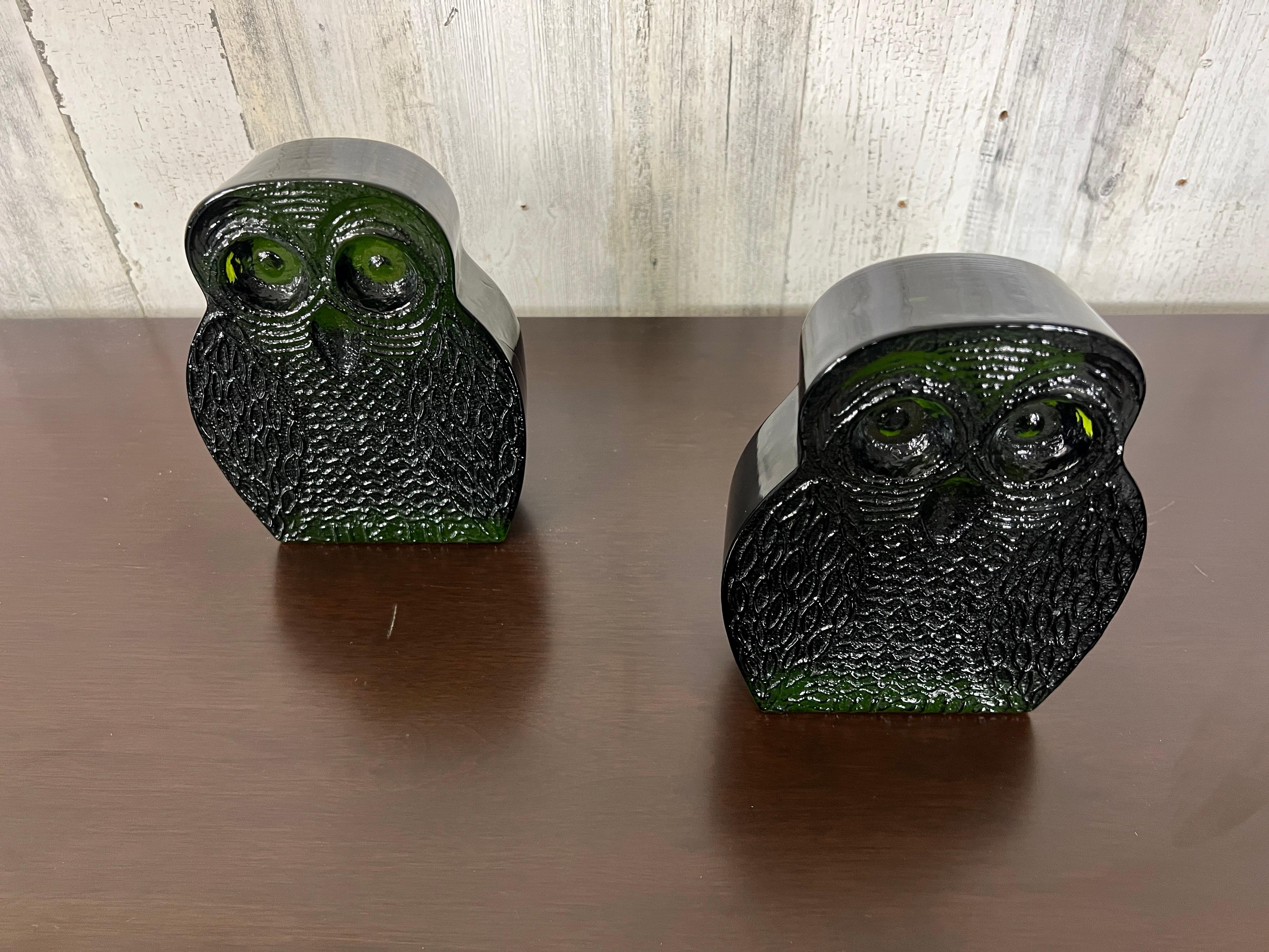 cast iron owl bookends