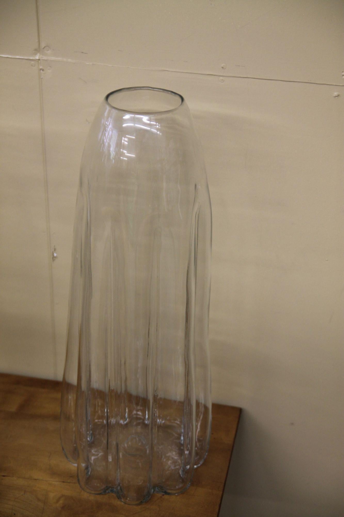 Vases surdimensionnés soufflés à la main Blenko Excellent état - En vente à Asbury Park, NJ