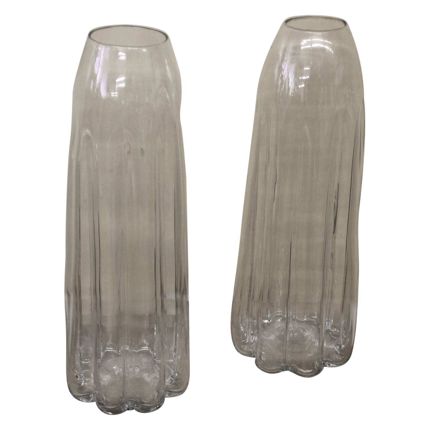 Blenko Hand Blown Oversized Vases