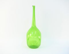 Blenko Midcentury Glass Bottleneck Vase