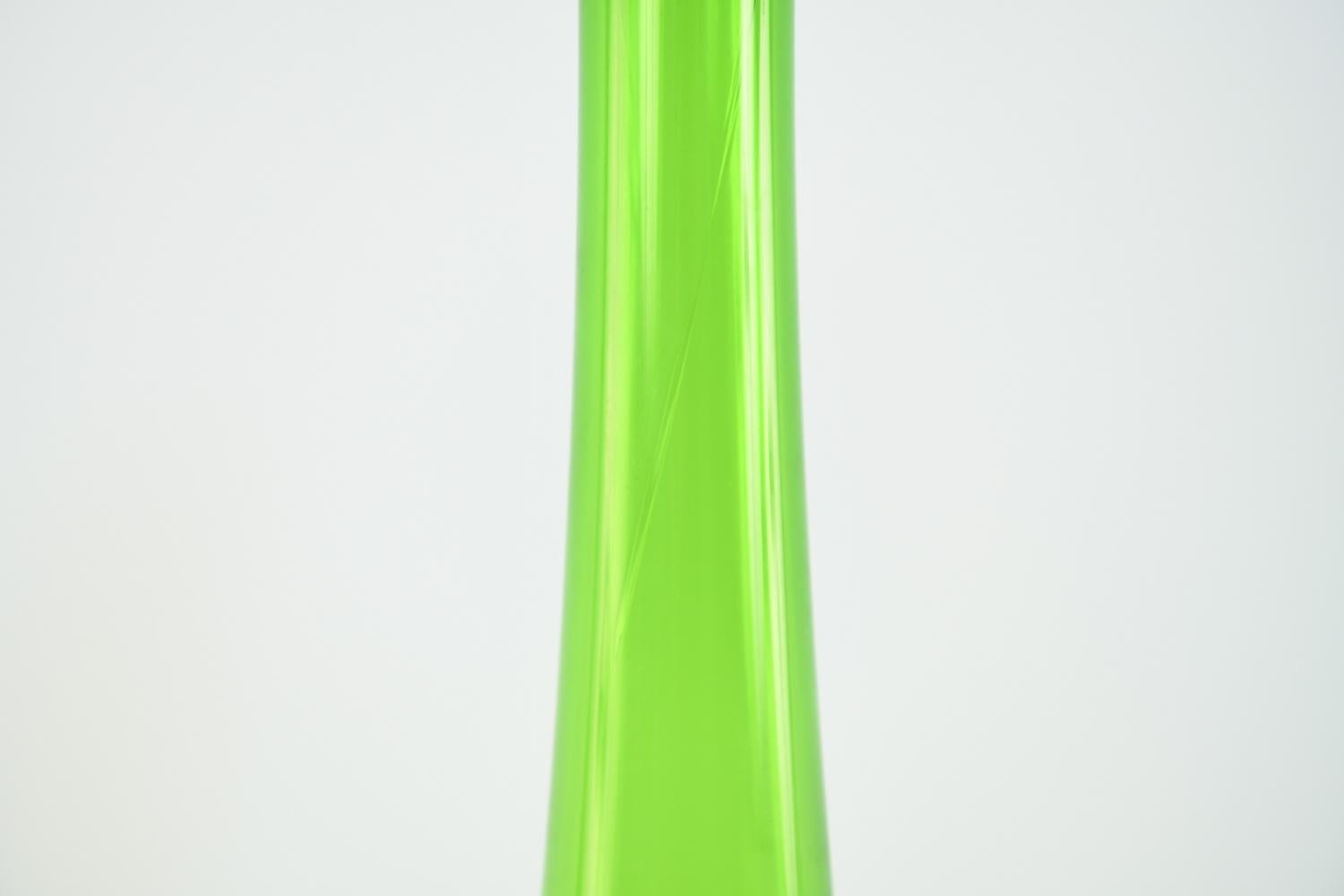 20th Century Blenko Midcentury Glass Bottleneck Vase