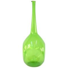Blenko Midcentury Glass Bottleneck Vase