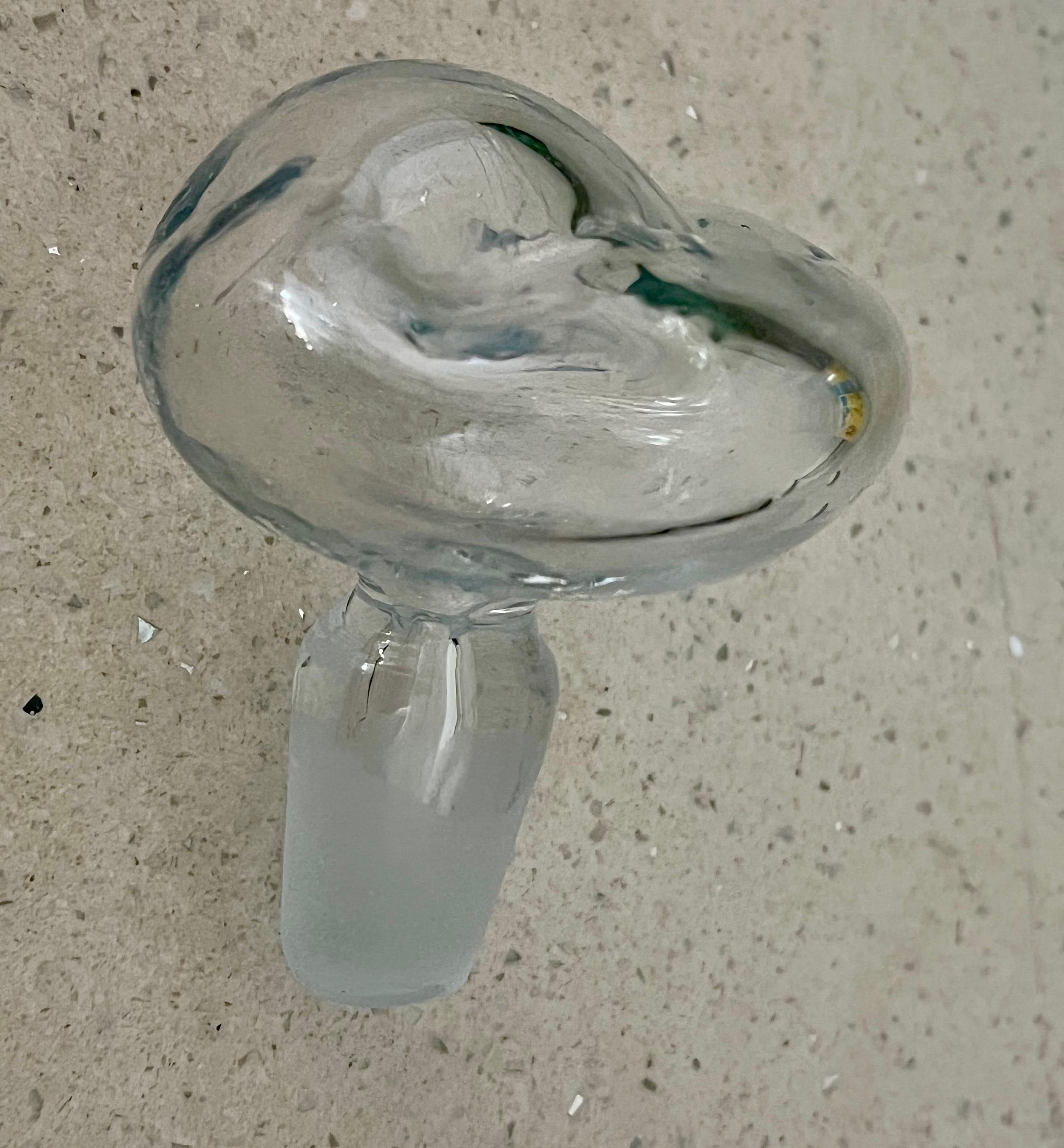 XX secolo Blenko Rare Cumulus Decanter in vetro soffiato di Don Shepherd Design #7825 in vendita