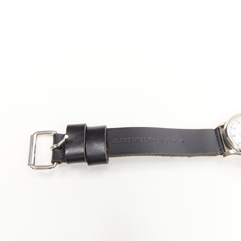 BLESS No. 32 Frustverderber Berlin Analog watch buckle black belt 