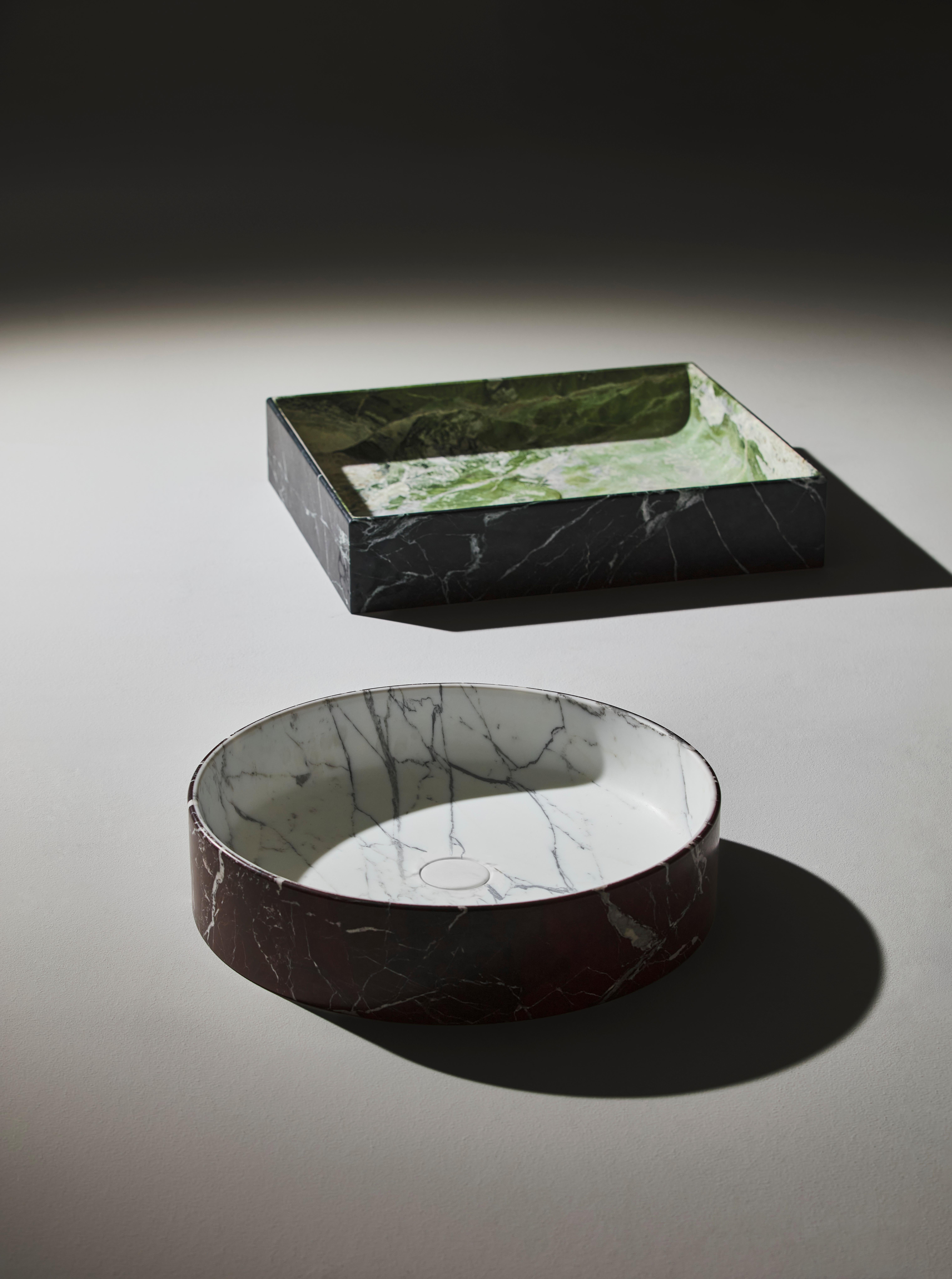 Other Blessed Square Countertop Basin by Kreoo For Sale