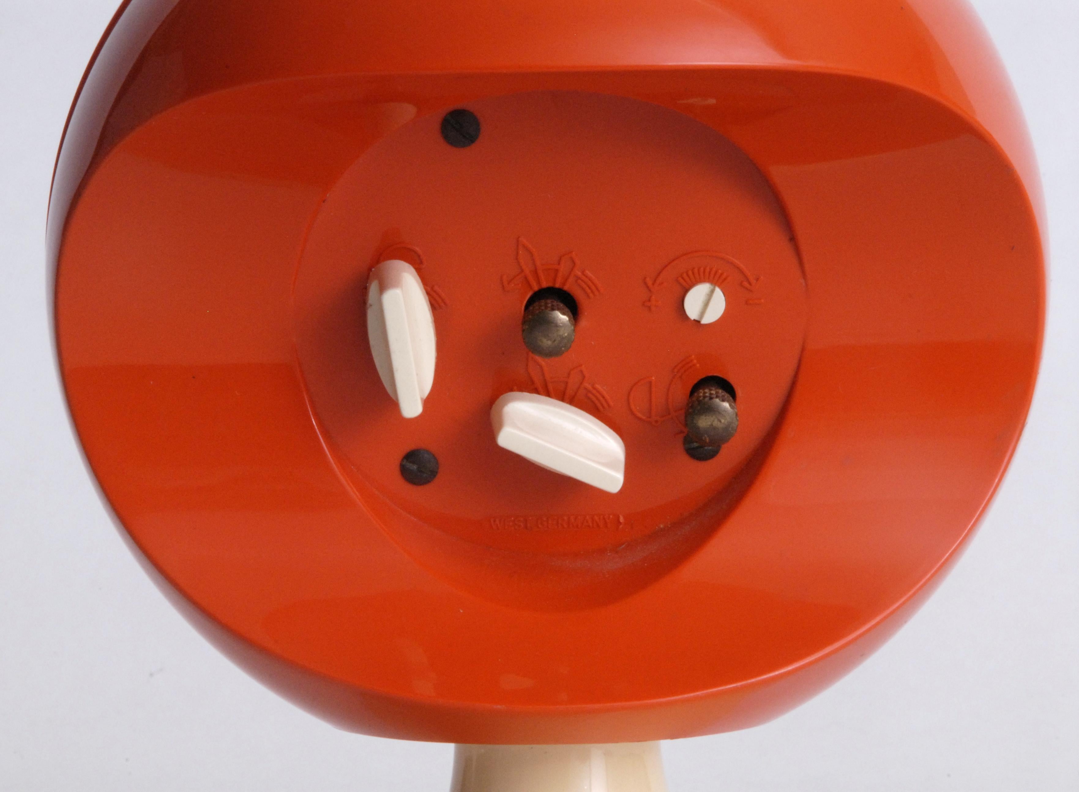 Mid-Century Modern Blessing West Germany Helmet Clock, circa 1968