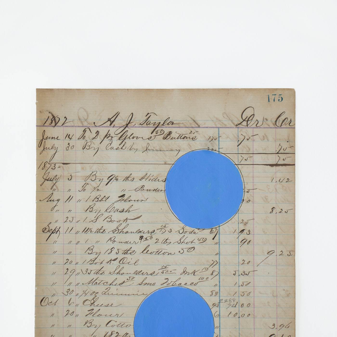 Bleu Clair Abstrakt 1 von Afsoon Thayer im Zustand „Neu“ im Angebot in Los Angeles, CA