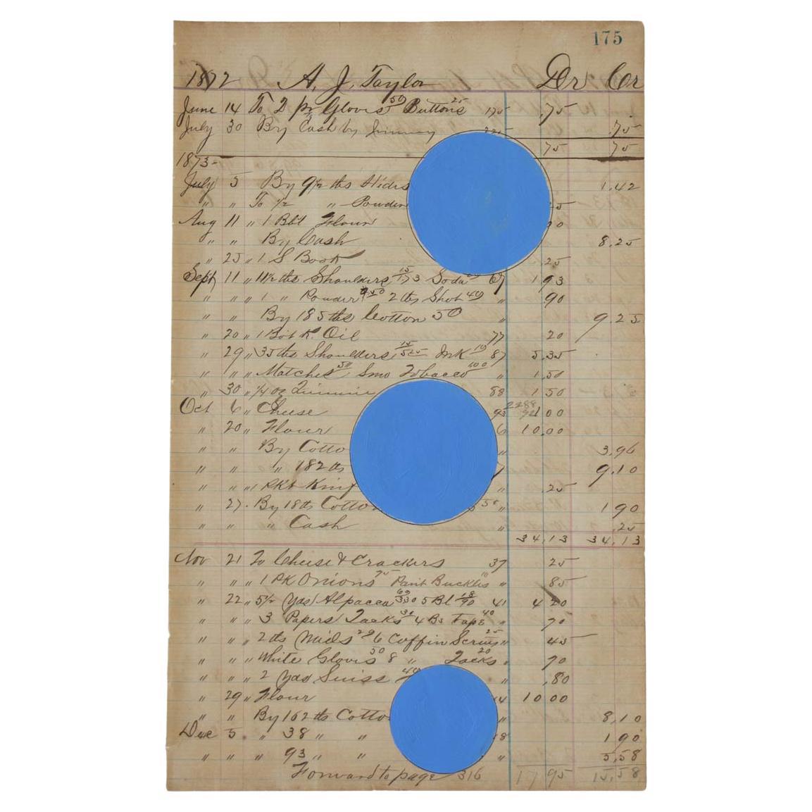 Bleu Clair Abstract 1 di Afsoon Thayer