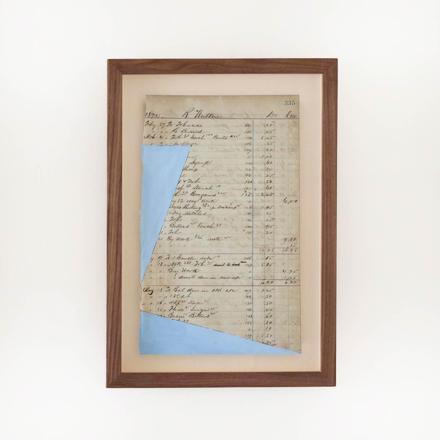 Bleu Clair Abstrakt 2 von Afsoon Thayer (amerikanisch) im Angebot