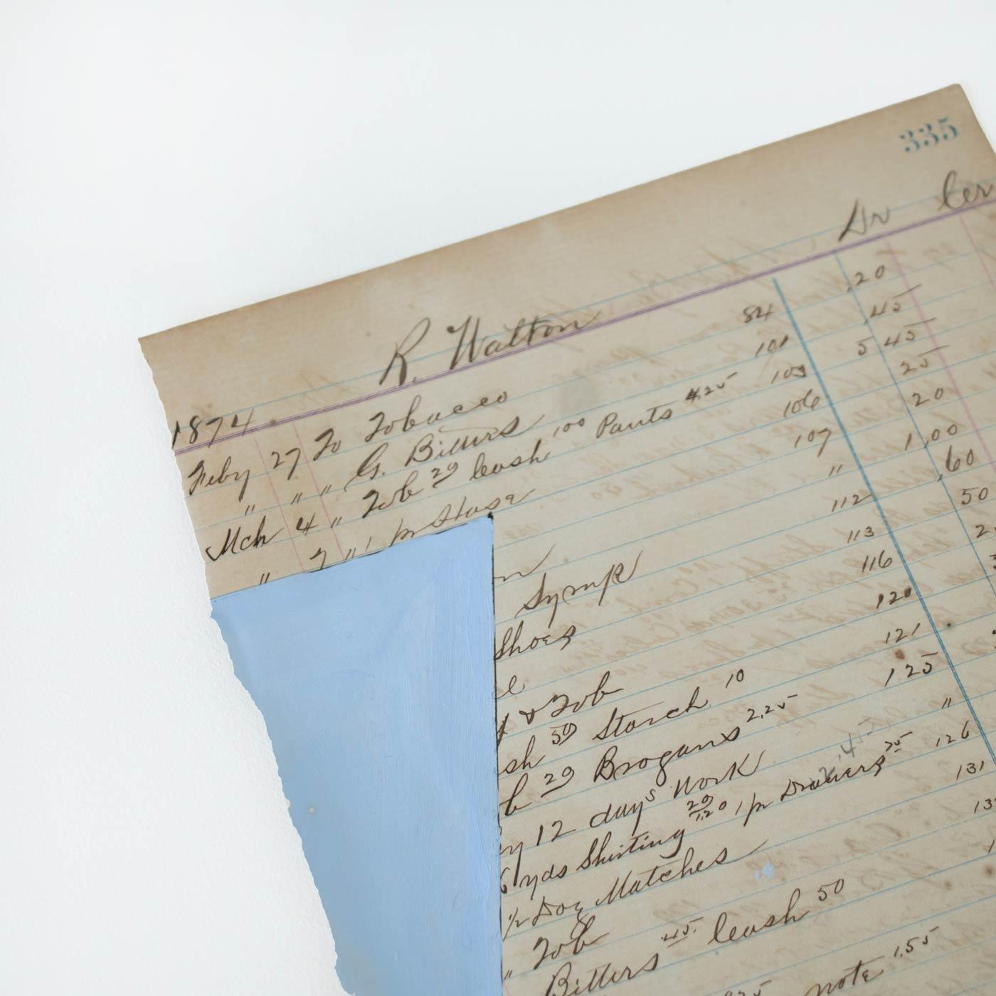 Bleu Clair Abstrakt 2 von Afsoon Thayer (Plexiglas) im Angebot