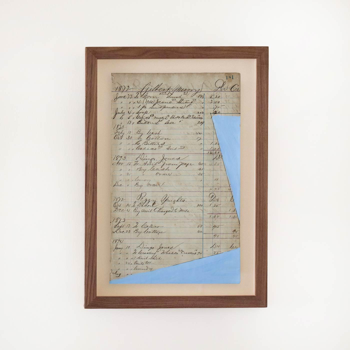Americano Bleu Clair Abstract 3 di Afsoon Thayer in vendita