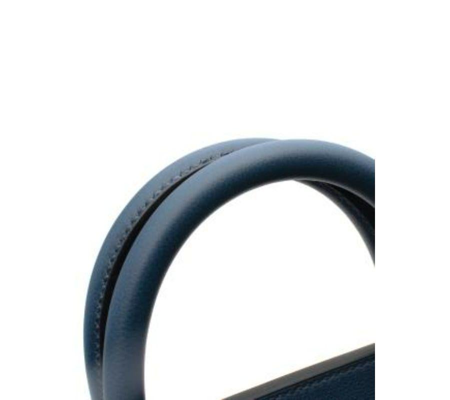 Hermes Bleu Nuit Todoo Feutre & Blue de Malte Evercolour Birkin 40 HAC PHW in vendita 2
